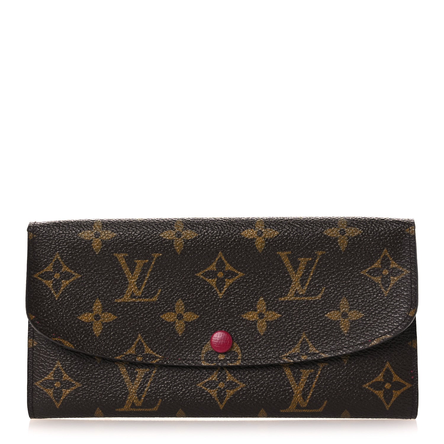 Louis Vuitton Monogram Emilie Wallet Fuchsia 1 of 8