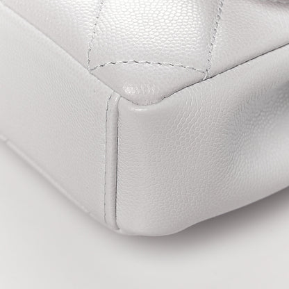Chanel Caviar Quilted My Everything Small Flap White Black 10 of 14