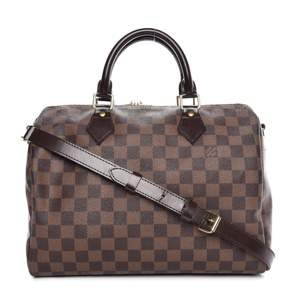 Louis Vuitton Damier Ebene Speedy Bandouliere 30 1 of 8