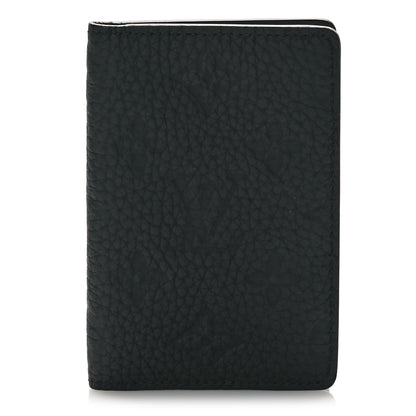 Louis Vuitton Taurillon Monogram Pocket Organizer Black 1 of 9