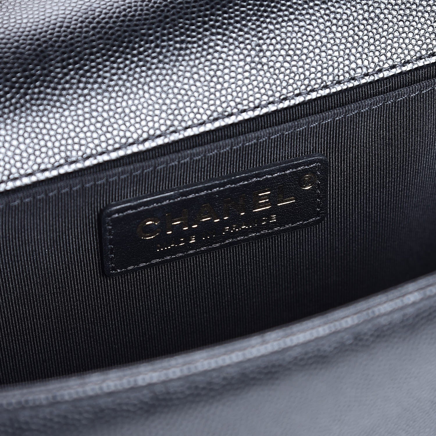 Chanel Caviar Quilted Medium Boy Flap Black 6 of 7