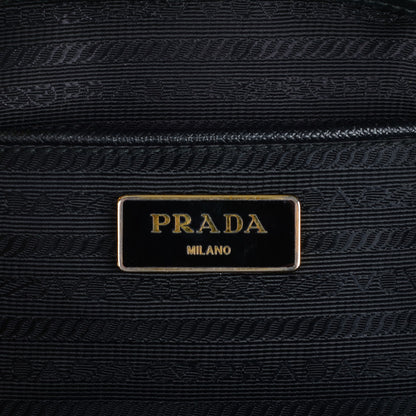 Prada Saffiano Lux Medium Promenade Tote Black 6 of 10