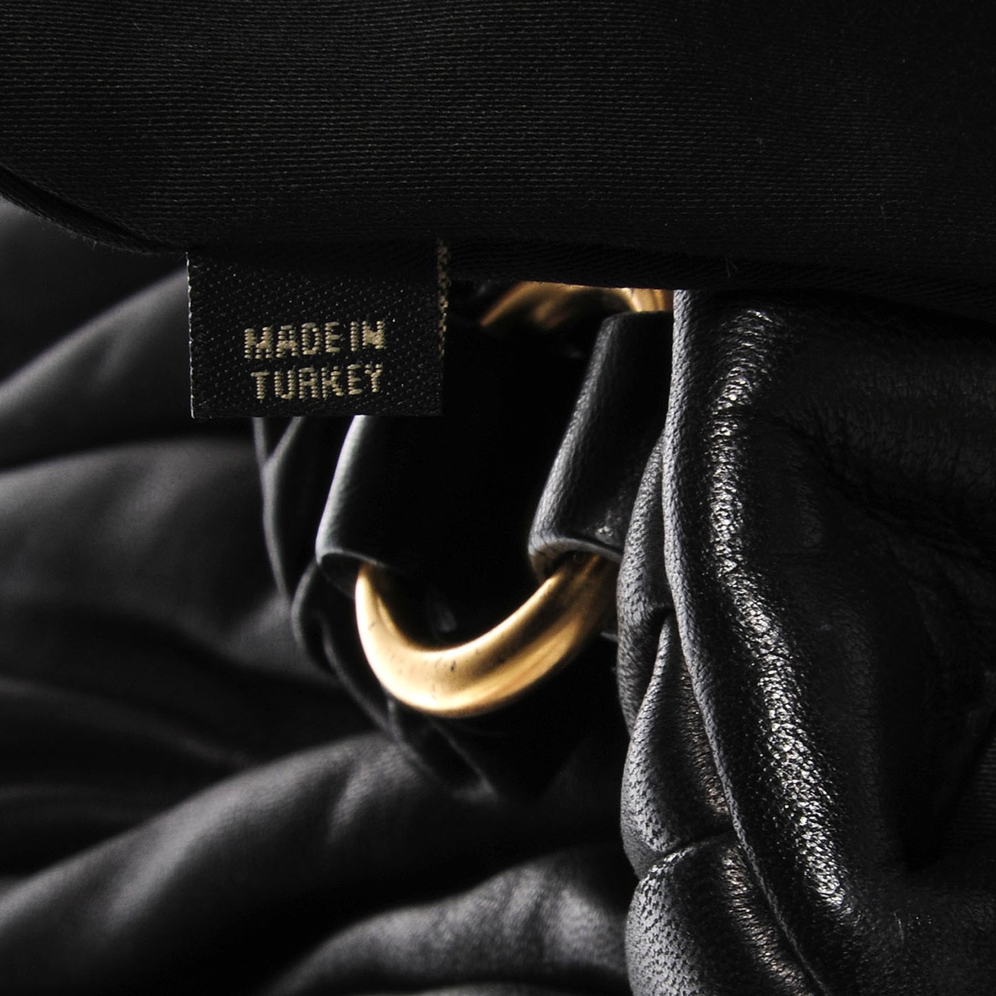 Nappa Matelasse Tote Nero Black