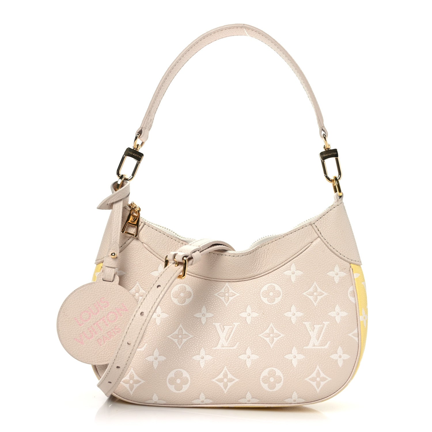 Louis Vuitton Empreinte Monogram Spring in the City Bagatelle NM Pink Beige Yellow 1 of 9