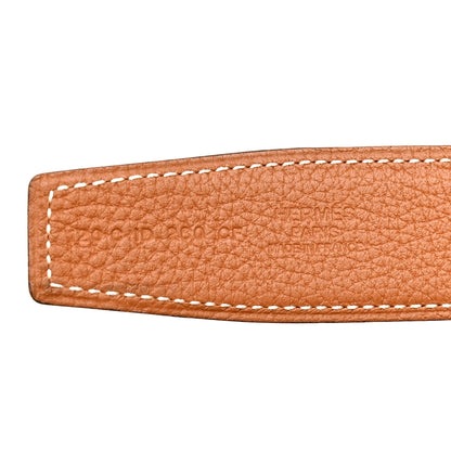 Hermes Box Togo 32mm Belt Strap 120 48 Black Gold 5 of 5