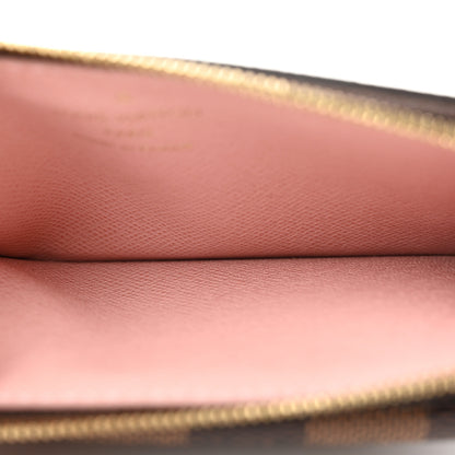 Louis Vuitton Damier Ebene Recto Verso Card Holder Rose Ballerine 5 of 7