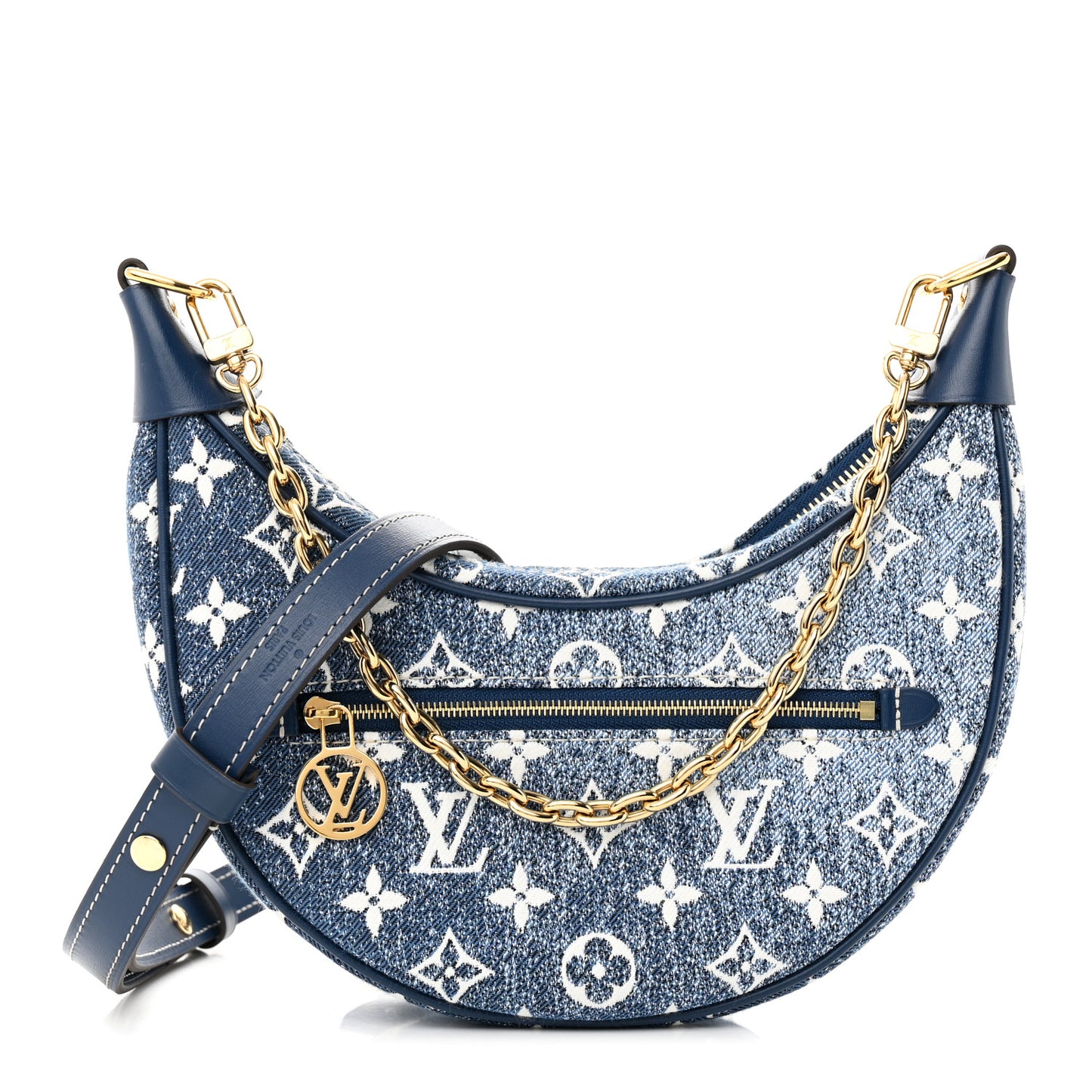Monogram Jacquard Denim Loop Bleu