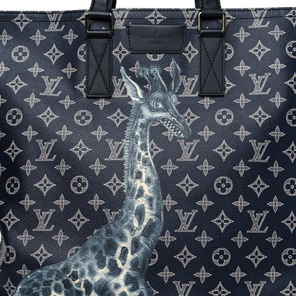 Louis Vuitton Savane Monogram Chapman Atlas Tote Ink 7 of 9