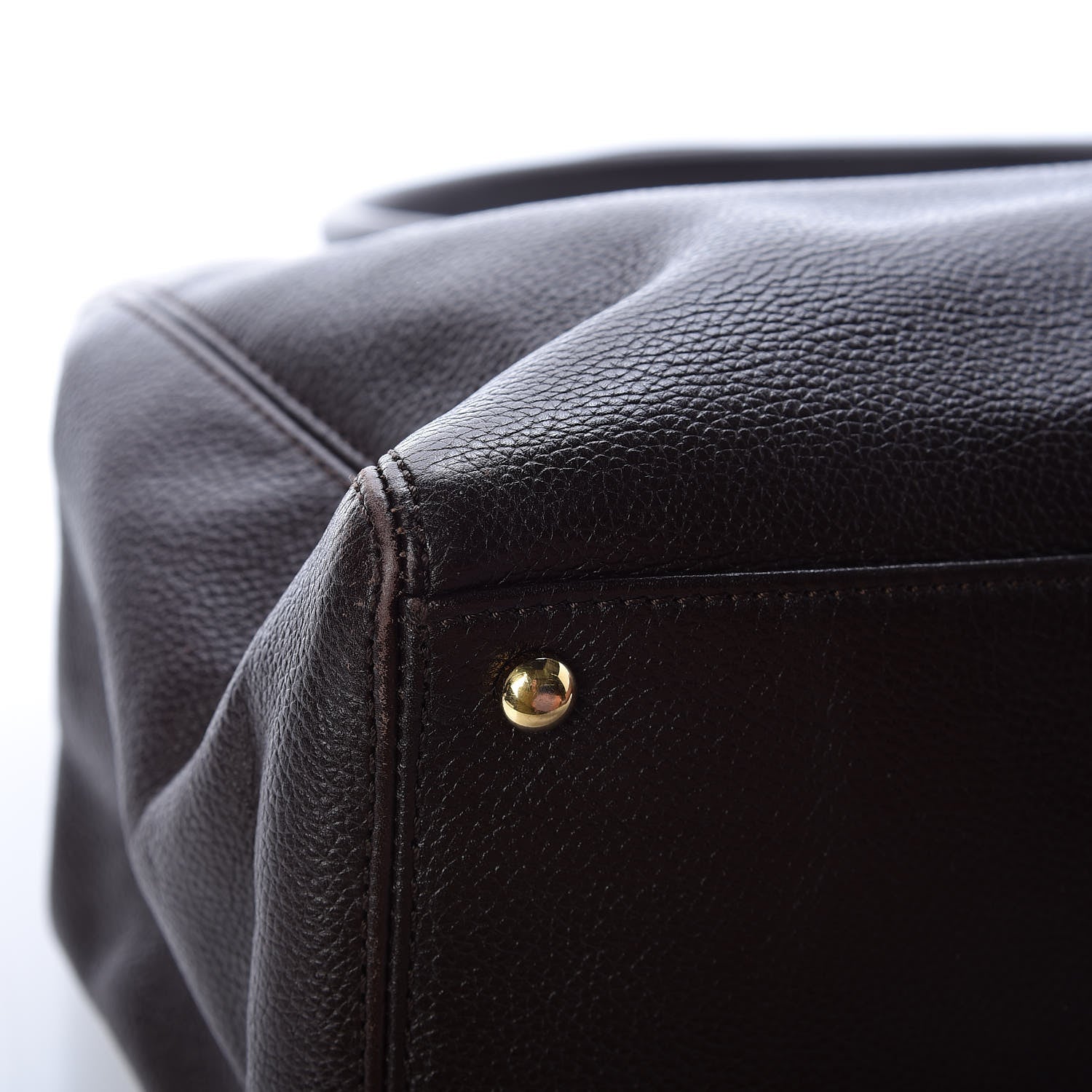 Chanel Calfskin Cerf Executive Shopper Tote Brown 13 of 13