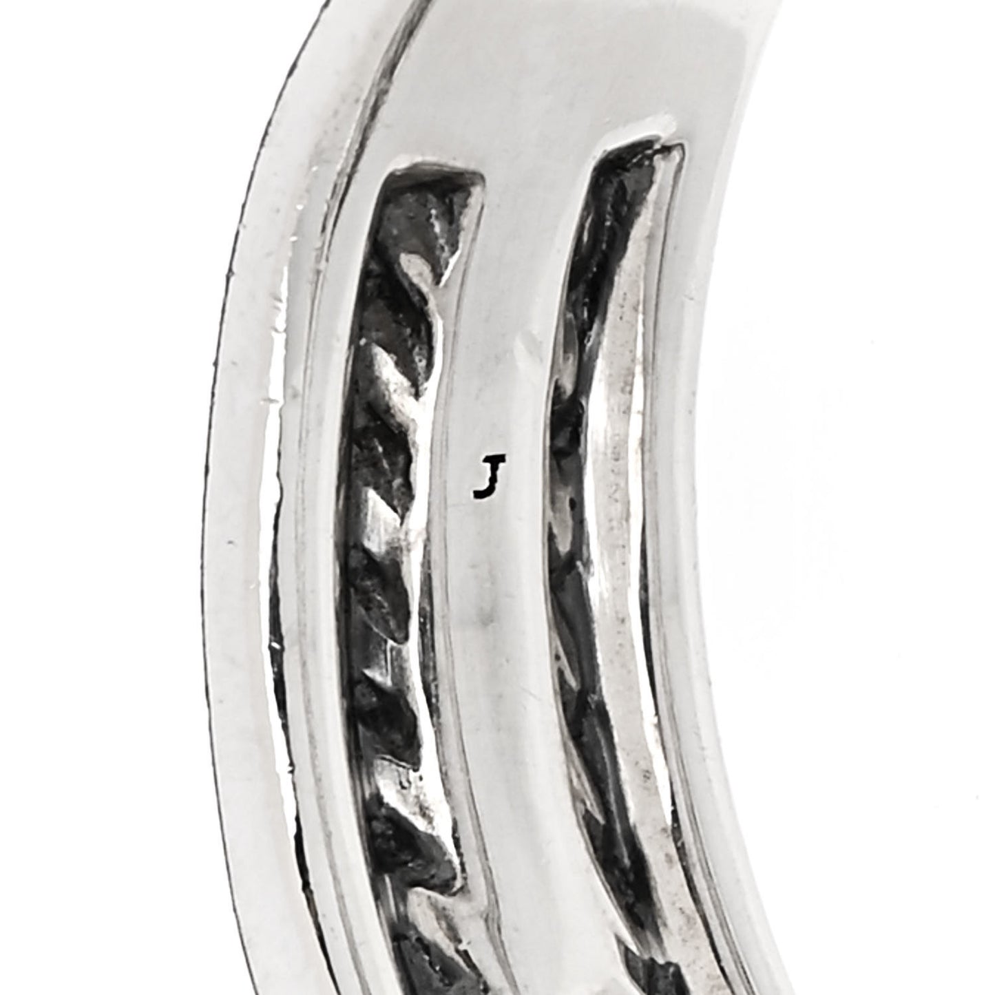 Sterling Silver 18K Yellow Gold 6mm X Crossover Ring 55 7.25