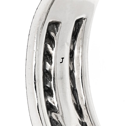 David Yurman Sterling Silver 18K Yellow Gold 6mm X Crossover Ring 55 7.25 6 of 6