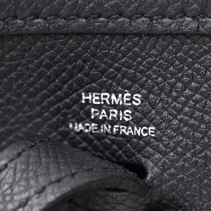 Hermes Epsom Amazone Evelyne TPM Bleu Indigo Lime 6 of 10