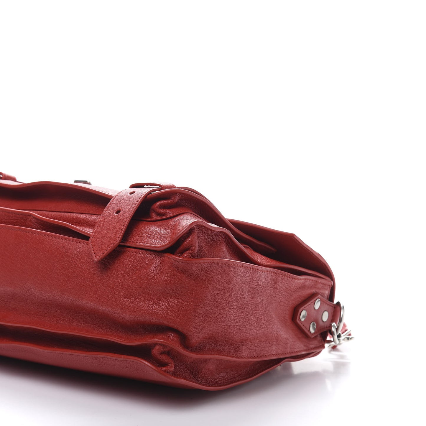 Lambskin Medium PS1 Satchel True Red