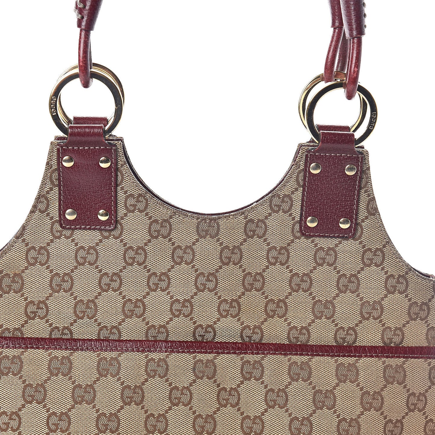 GUCCIMonogramShoulderBagRed