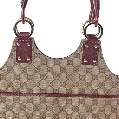 Gucci GUCCIMonogramShoulderBagRed 7 of 9