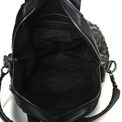 Givenchy Raffia Lambskin Patchwork Nightingale Black 5 of 12