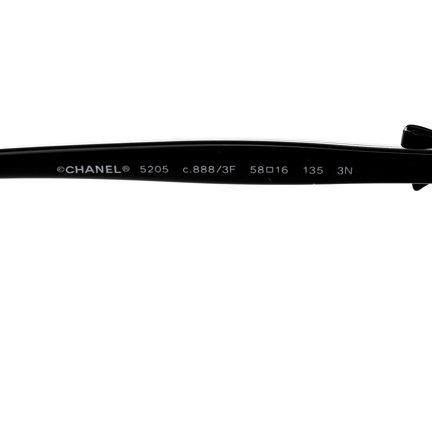 Chanel Acetate CC Bow Sunglasses 5205 Black 5 of 8