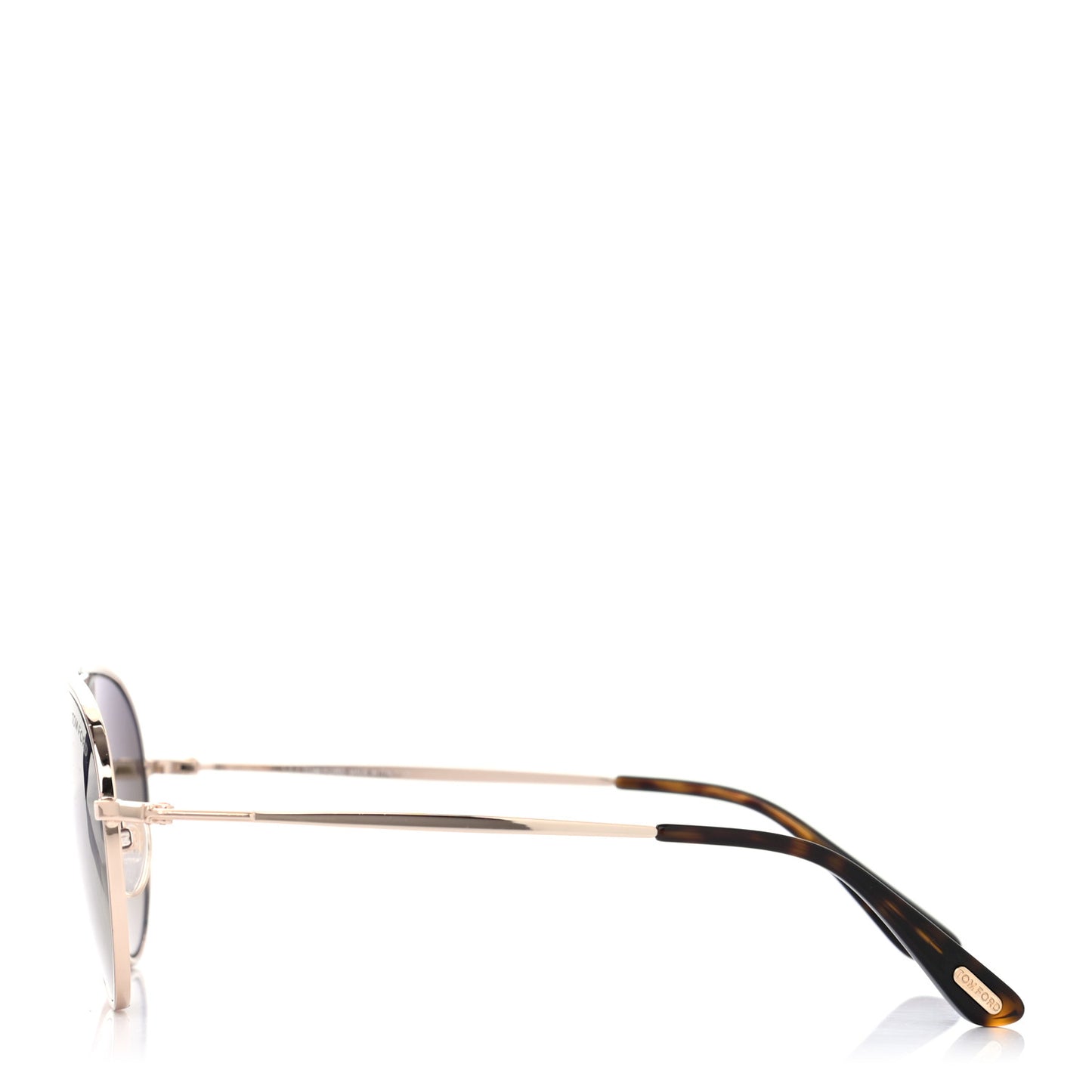 Metal Keith Aviator Sunglasses TF599 Brown