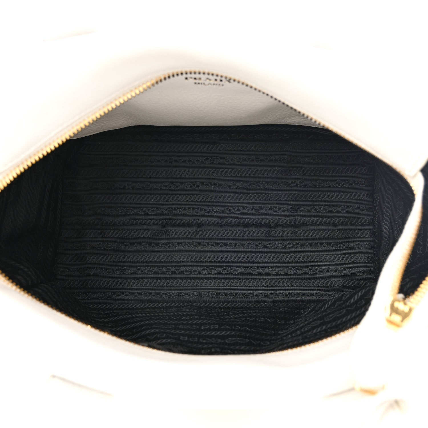 Prada Vitello Cervo Mini Satchel White 5 of 17