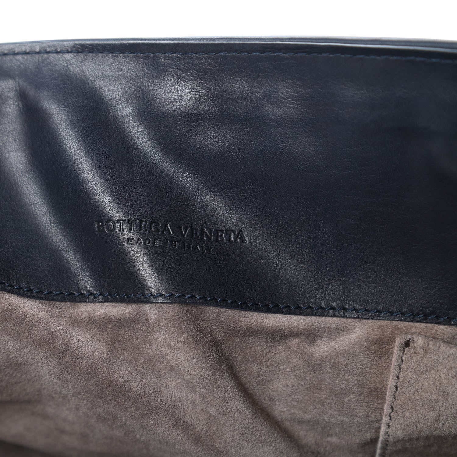Bottega Veneta Nappa Intrecciato Messenger Bag Blue 8 of 10