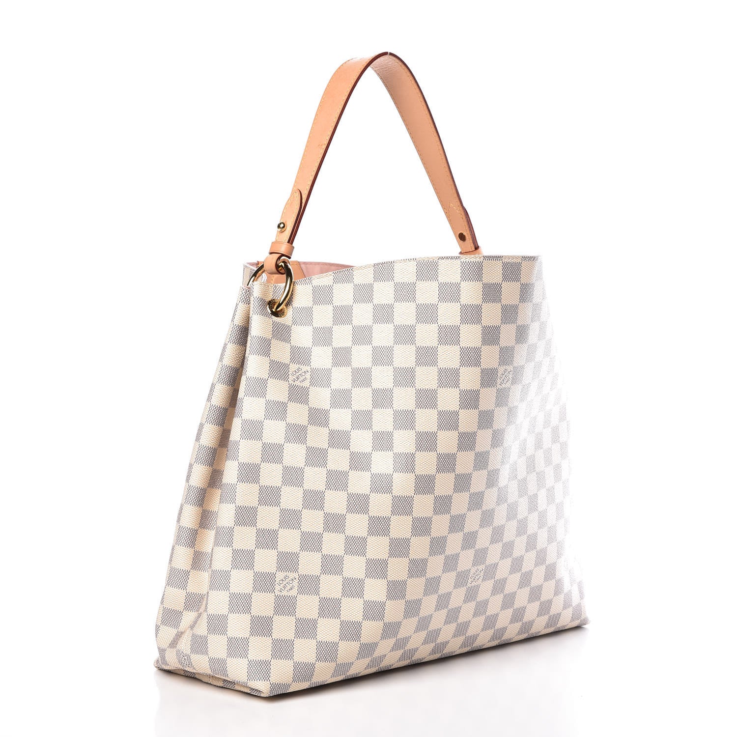 Louis Vuitton Damier Azur Graceful MM Rose Ballerine 3 of 9