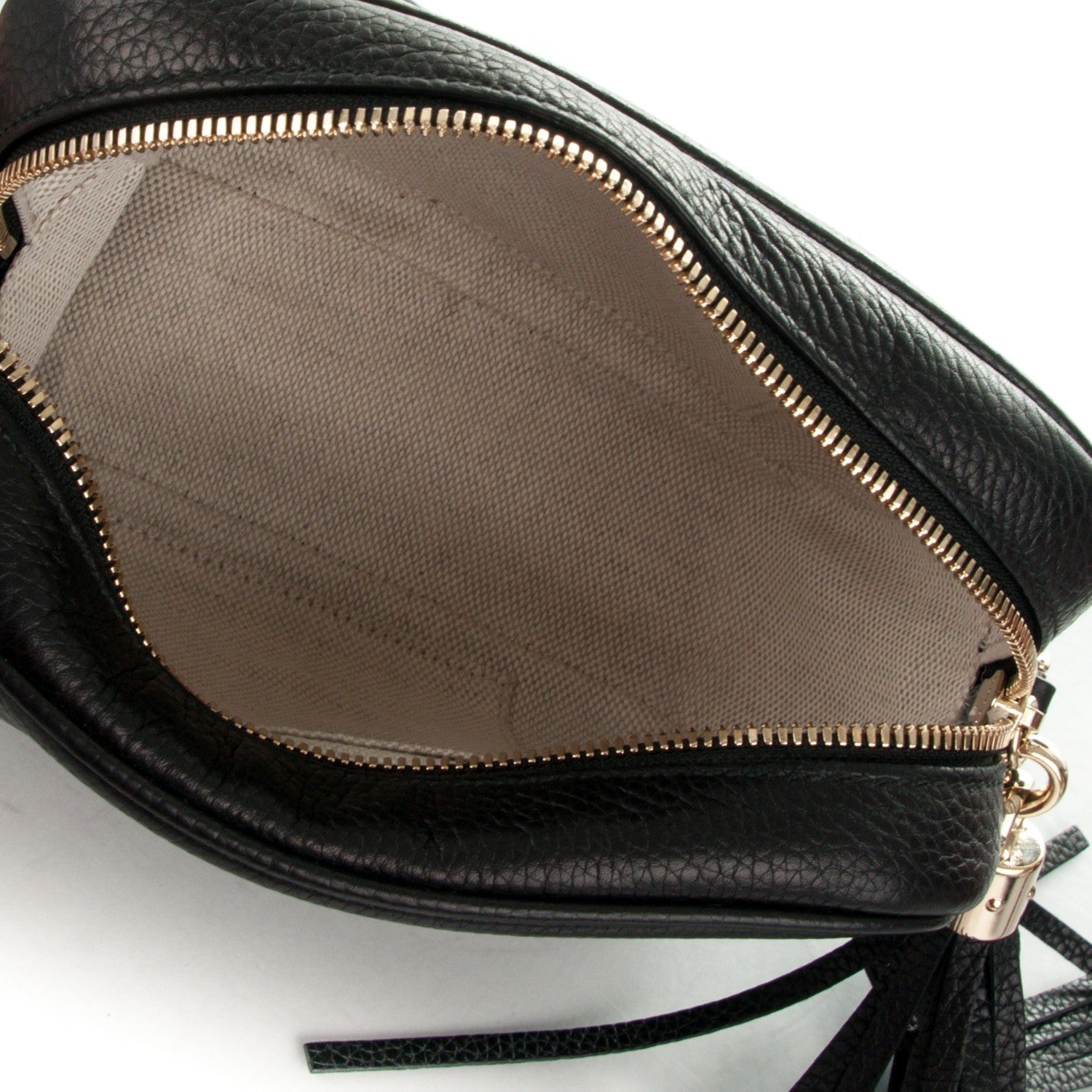 Gucci Pebbled Calfskin Small Soho Disco Bag Black 5 of 7