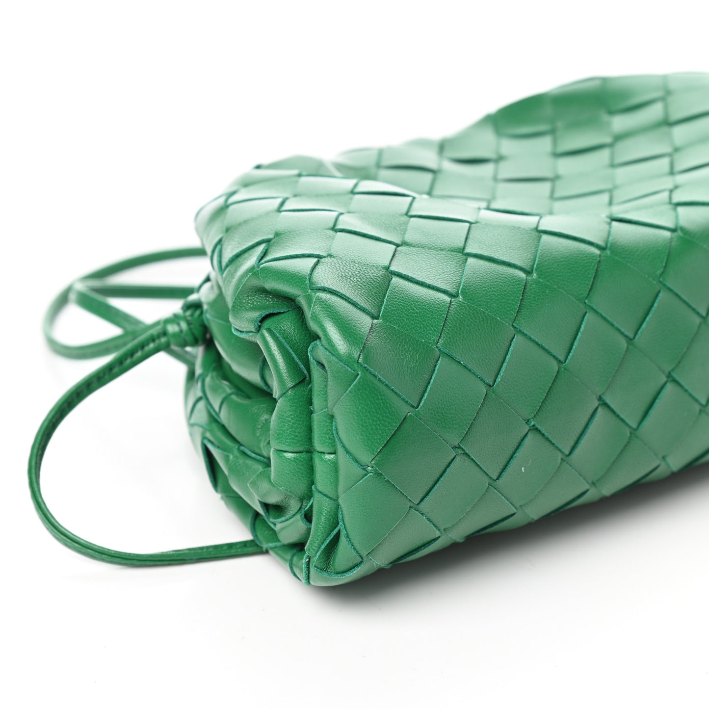 Nappa Intrecciato The Mini Pouch Racing Green