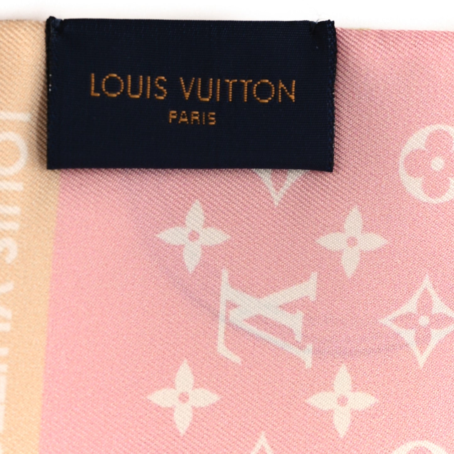 Silk Monogram Gradient Confidential Bandeau Rose
