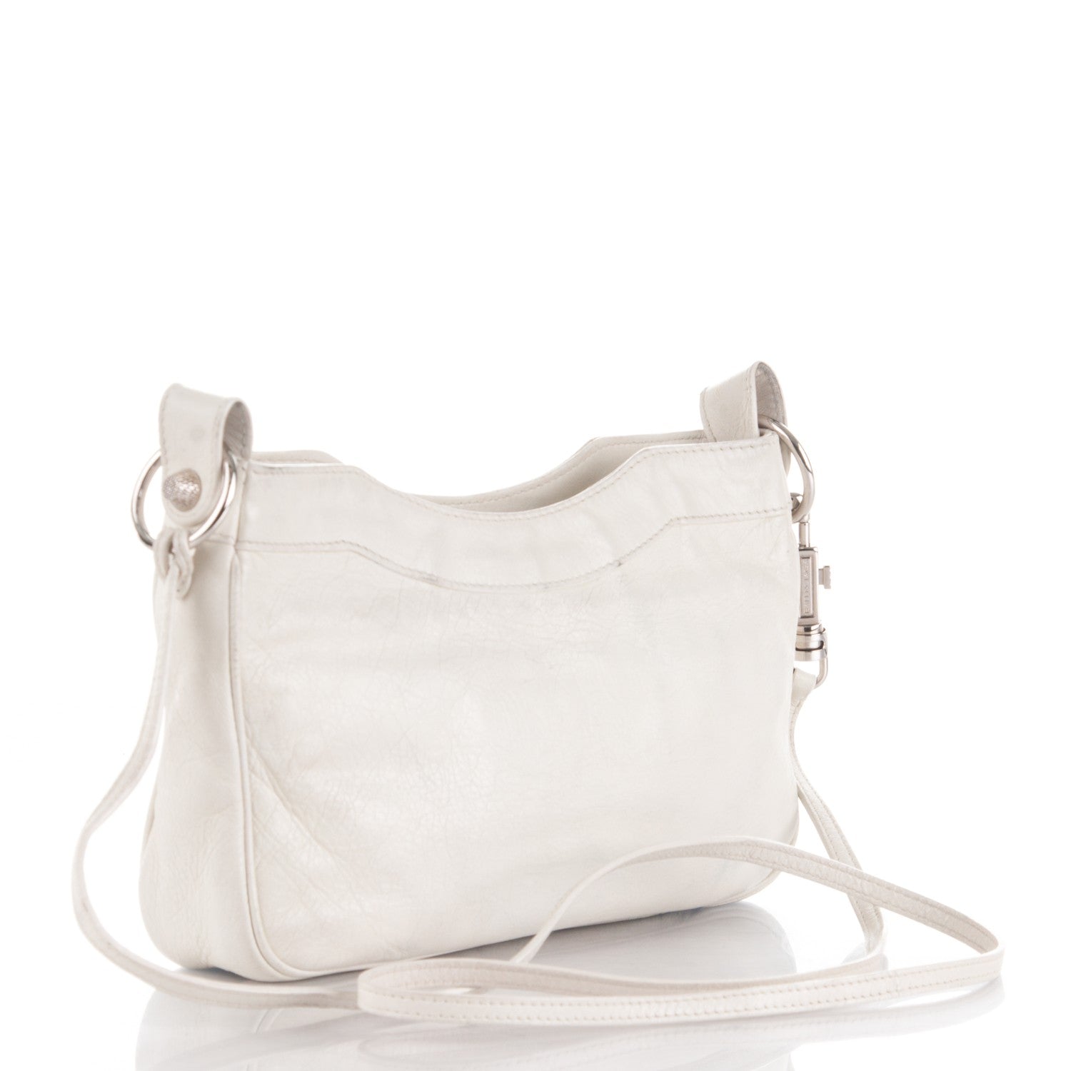 Balenciaga Agneau Giant 12 Silver Hardware Hip White 3 of 7