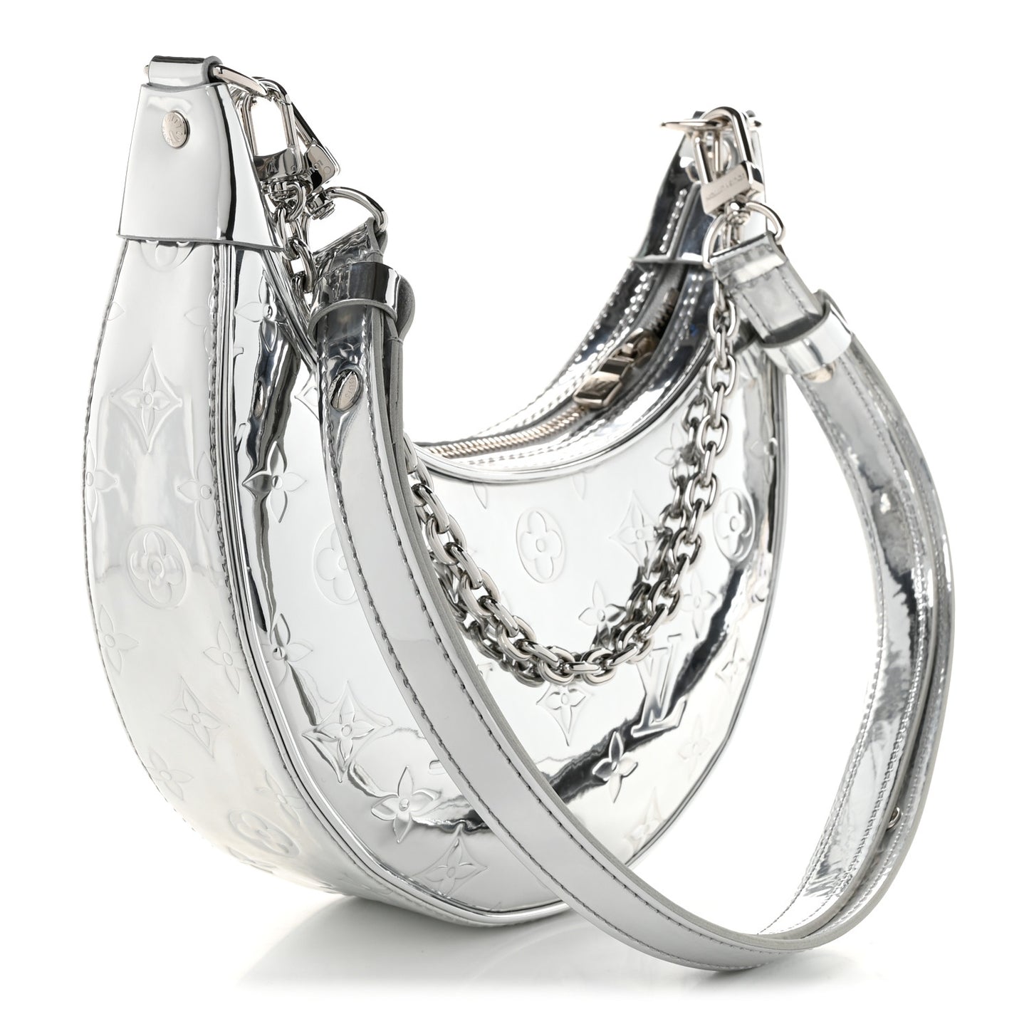 Monogram Miroir Loop PM Silver