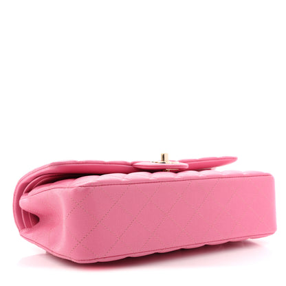 Chanel Caviar Quilted Medium Double Flap Pink 4 of 11