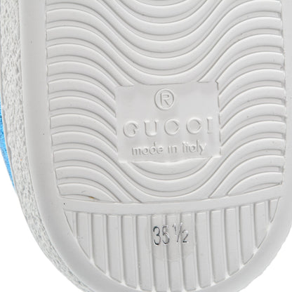 Gucci Lurex Starry Sky Sylvie Web New Ace Sneakers 35.5 Bluette Silver 7 of 8