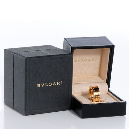 Bulgari BVLGARI 18k Yellow Gold B.Zero1 Four Band Ring size 8.5 5 of 5
