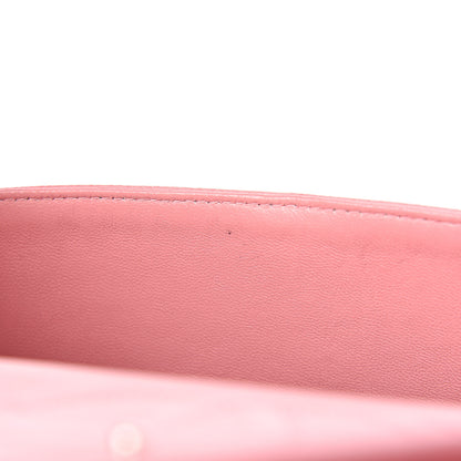 Chanel Caviar Quilted Medium Double Flap Pink 9 of 17