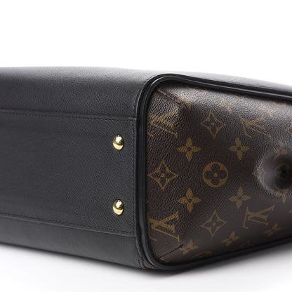 Louis Vuitton Calfskin Monogram Kimono Tote Black 6 of 8