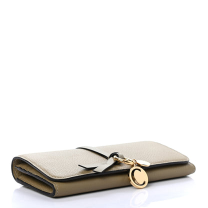Chloe Calfskin Alphabet Long Wallet Sage 4 of 8