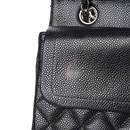 Chanel Caviar Quilted Medium Double Flap Black 10 of 16