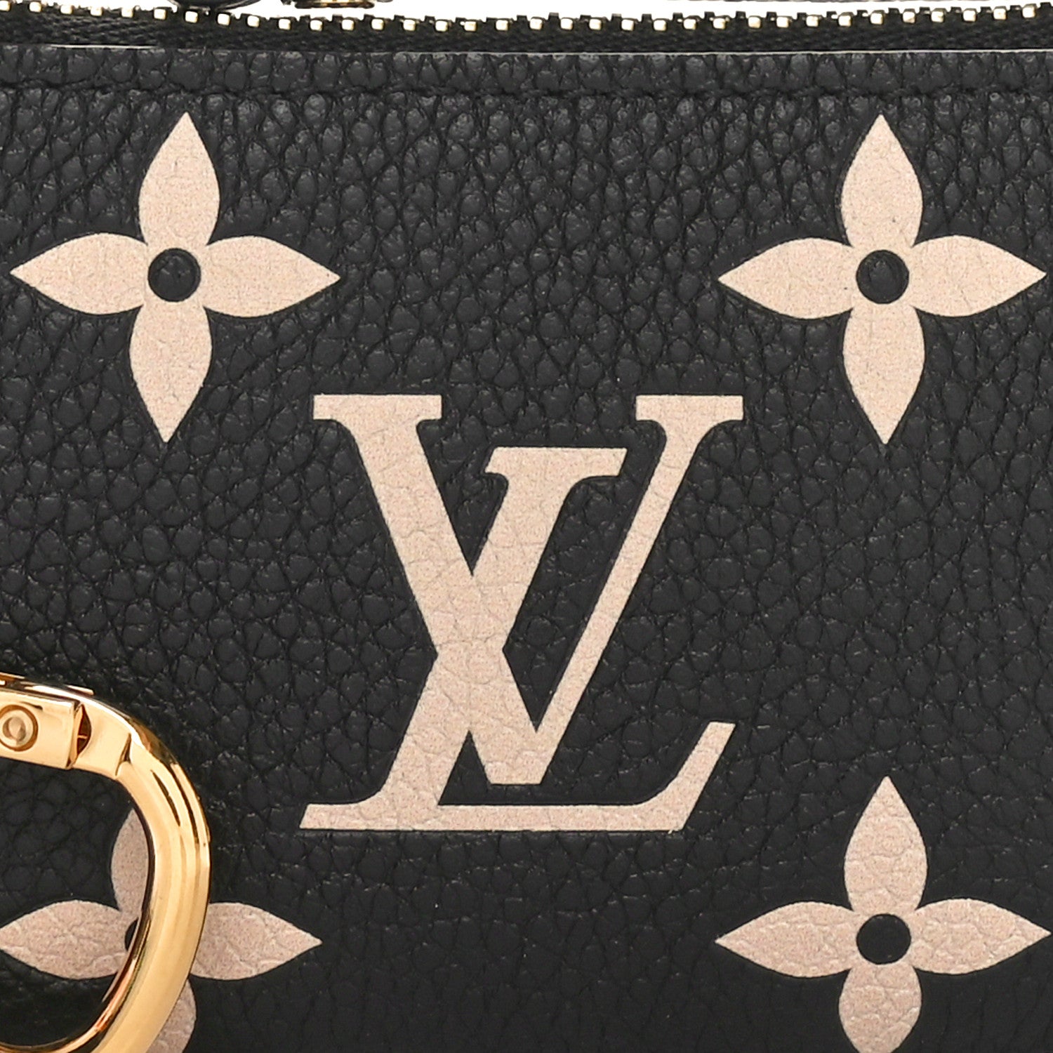 Louis Vuitton Empreinte Monogram Giant Key Pouch Black Beige 8 of 8