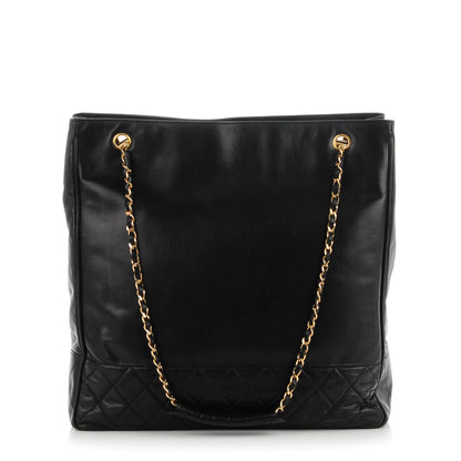 Chanel Lambskin Shoulder Bag Black 1 of 8