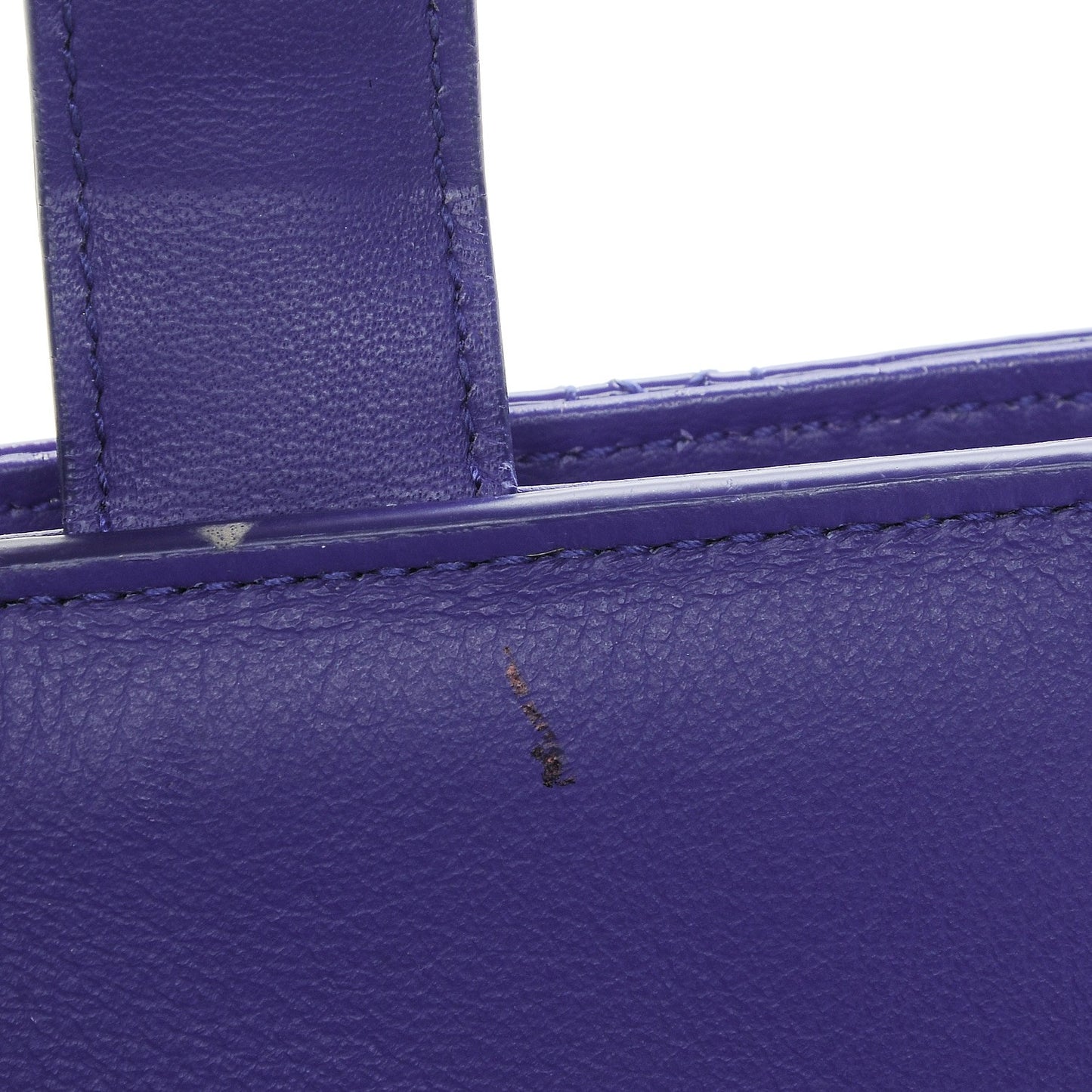 Patent Cannage Lady Dior Eden Wallet Purple