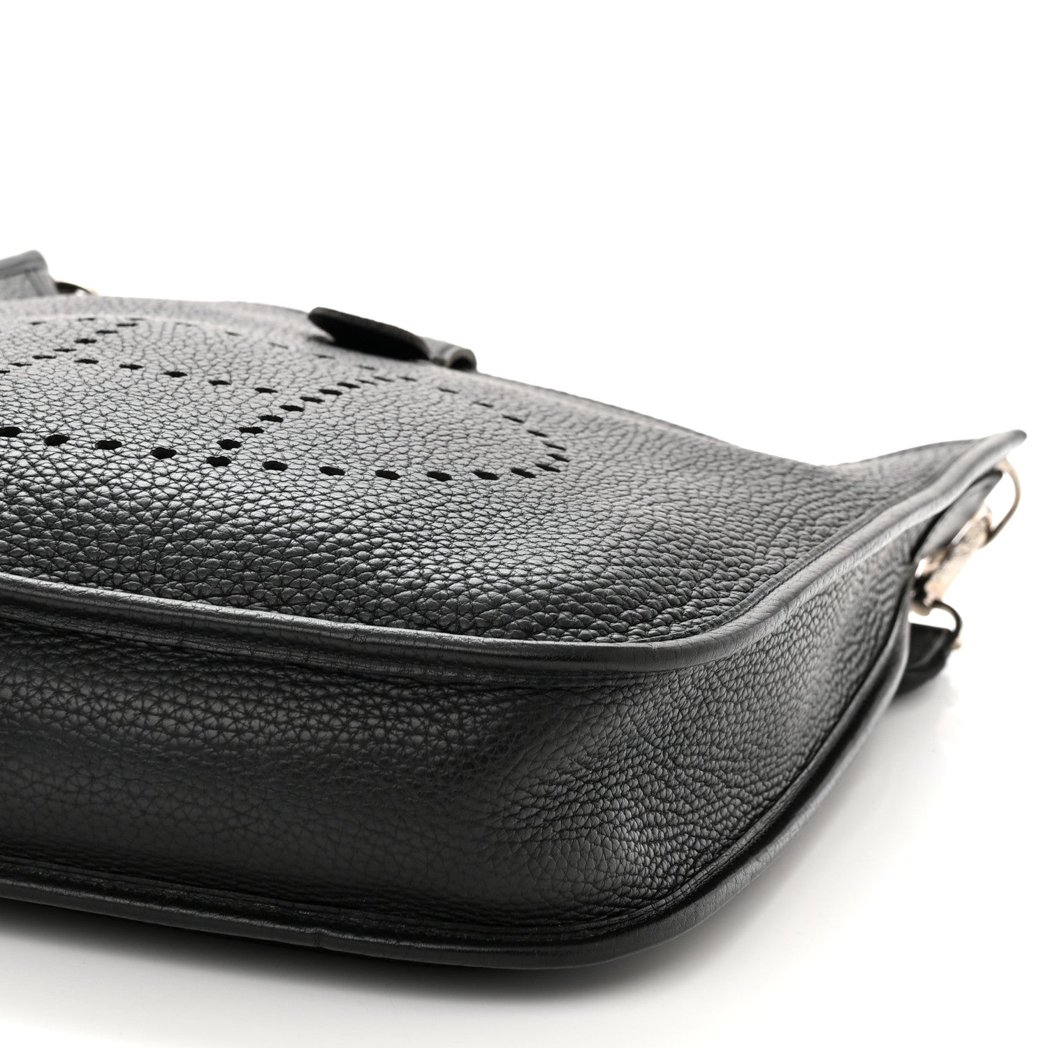 Hermes Taurillon Clemence Evelyne PM Black 10 of 13