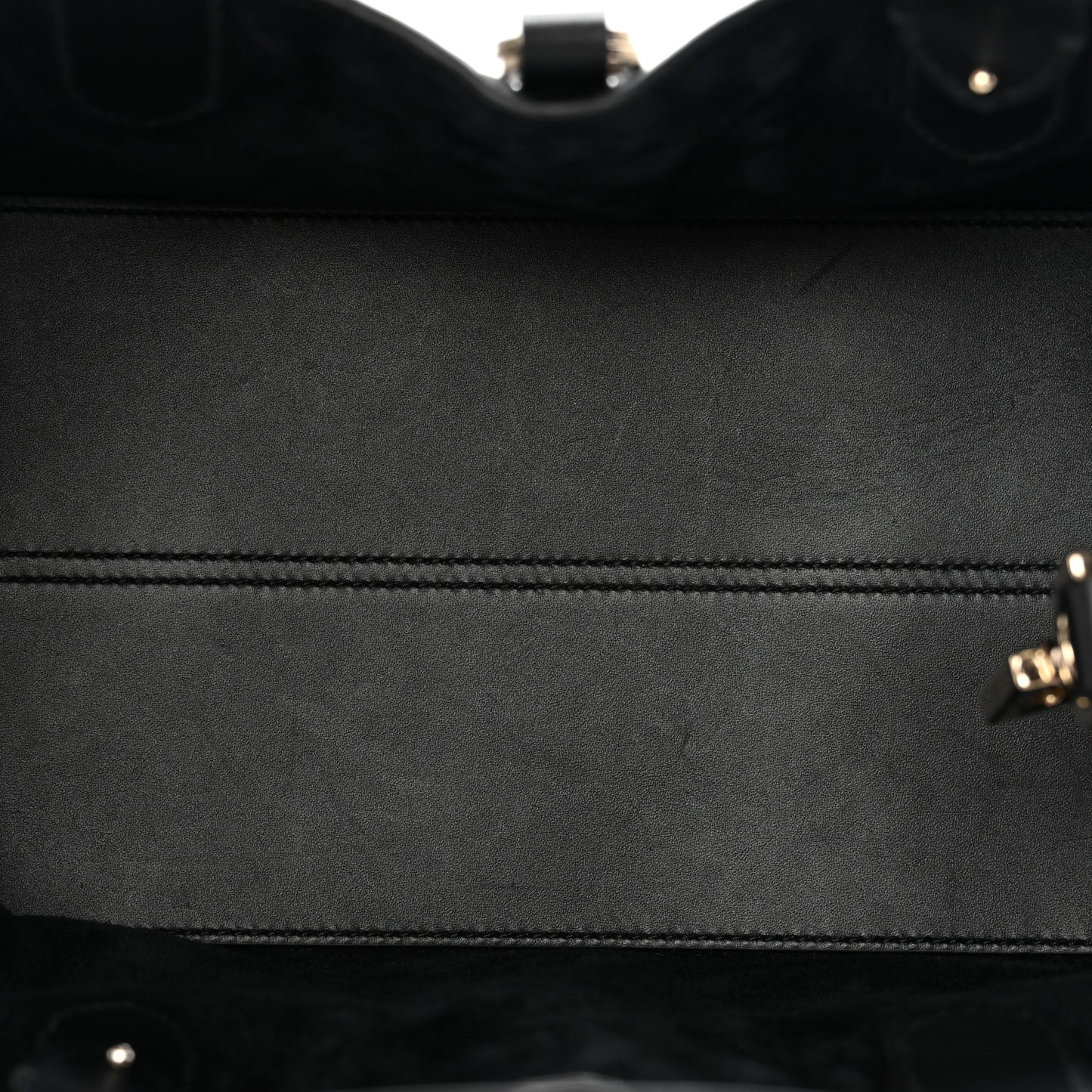 Calfskin Macrocannage Small Toujours Black