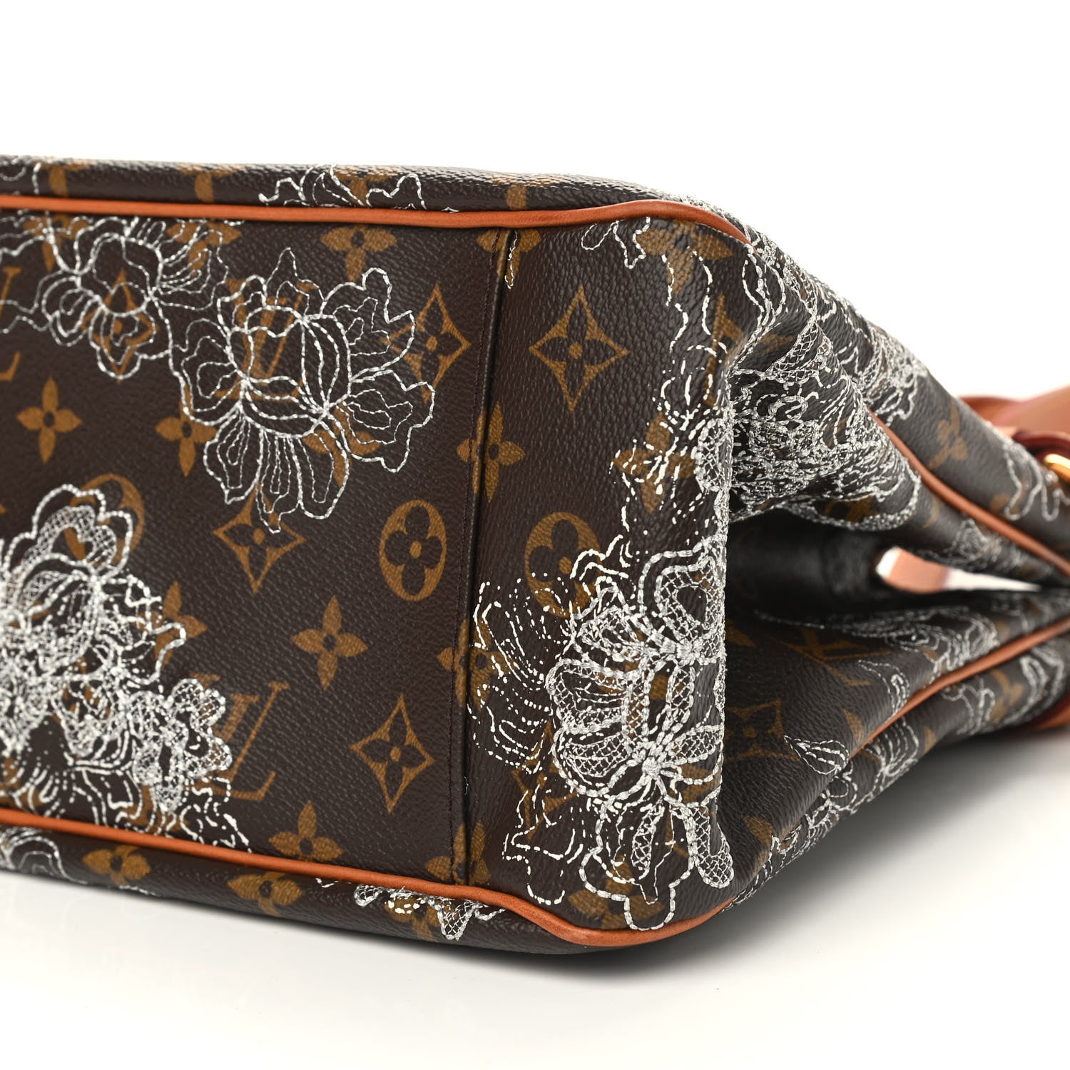 Louis Vuitton Monogram Dentelle Batignolles Horizontal Silver 8 of 8