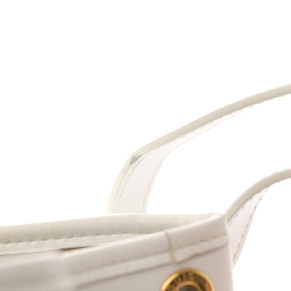 Louis Vuitton Calfskin Monogram Cutout Petit Noe White 12 of 16