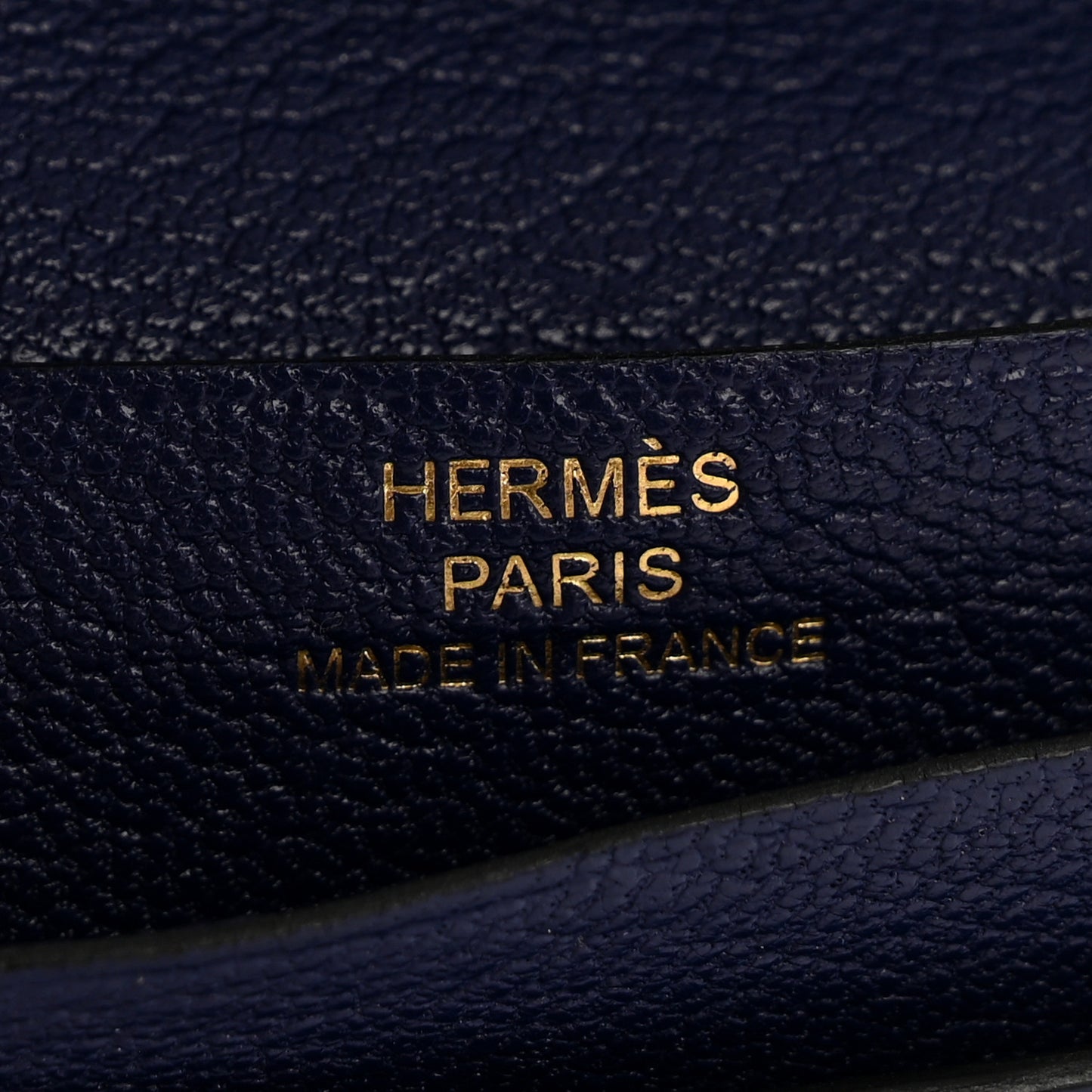 Chevre Mysore Bearn Compact Wallet Bleu Encre