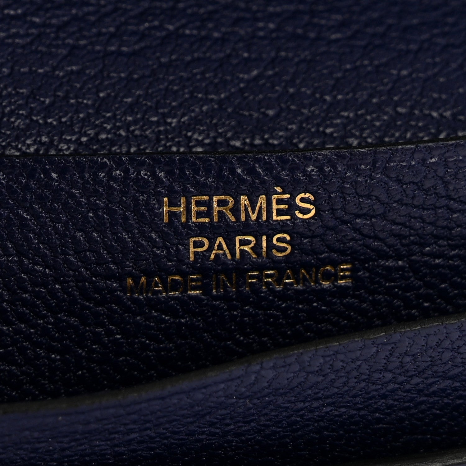 Hermes Chevre Mysore Bearn Compact Wallet Bleu Encre 6 of 12