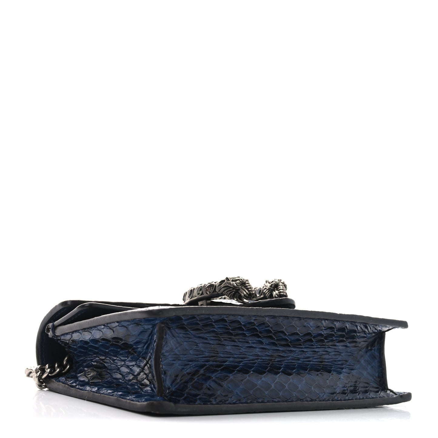 Snakeskin Super Mini Dionysus Shoulder Bag Blue