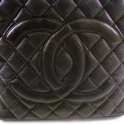 Chanel Caviar Medallion Tote Black 6 of 11