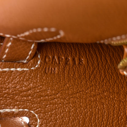 Hermes Epsom Kelly Sellier 25 Gold 7 of 12