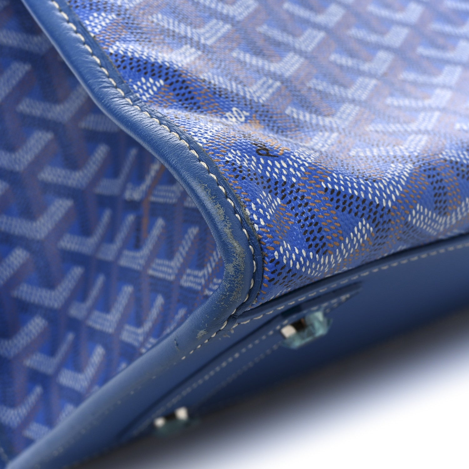 Goyard Goyardine Marquises Tote Sky Blue 11 of 16